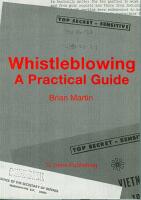 Whistleblowing : a practical guide