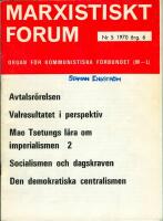 Marxistiskt forum Nr 5
