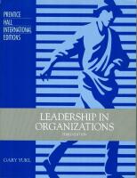 Leadership in organizations