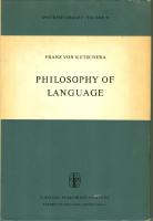 Philosophy of language.