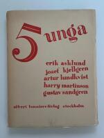 Fem unga - unglitter&auml;r antologi