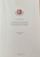 Vad g&ouml;r kvalitet med utbildning? [Elektronisk resurs] Om kvalitetsbegreppets skilda inneb&ouml;rder och dess konsekvenser f&ouml;r utbildning