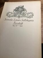 Svenska Linne-S&auml;llskapets &Aring;rsskrift &aring;rg 1926