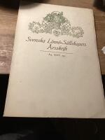 Svenska Linne-S&auml;llskapets &aring;rsskrift &aring;rg 1952
