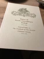  Register till Svenska Linne-S&auml;llskapets &aring;rsskrift 1918-1985 