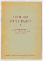 Politiska stridsfr&aring;gor I