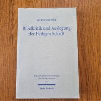 Bibelkritik und Auslegung der Heiligen Schrift: Beitrage zur Geschichte der biblischen Exegese und Hermeneutik