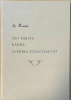 Det f&ouml;rsta k&auml;nda svenska schackpartiet