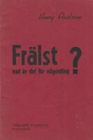Fr&auml;lst, vad &auml;r det f&ouml;r n&aring;gonting?