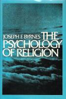 The psychology of religion