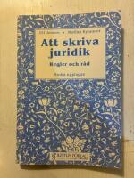 Att skriva juridik : regler och r&aring;d