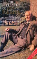 Letters of j. r. r. tolkien