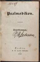 Psalmodikon, Tenorst&auml;mman