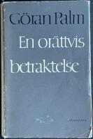 En or&auml;ttvis betraktelse