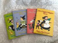 Mrs. Piggle-Wiggle  (Motsvarande svenska titlar &auml;r Tant Mittiprick, Tant Mittipricks djur, Tant Mittprick trollar + en fj&auml;rde titel)