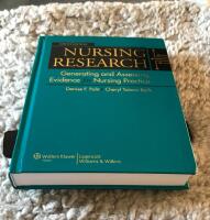 Nursing research : generating and assessing evidence for nursing practice