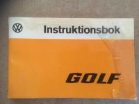 Instruktionsbok GOLF