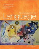 Introduction to language