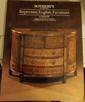  SOTHEBYS Important English Furniture