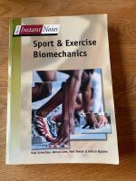 Sport and exercise biomechanics