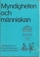 Myndigheten och m&auml;nniskan
