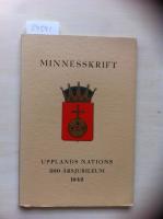 Minnesskrift vid Upplands Nations 300-&aring;rsjubileum 1942