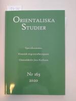 Orientaliska studier Nr 163 2020. specialnummer: Kinesisk migrantarbetarpoesi
