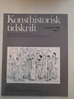 Konsthistorisk tidskrift &Aring;rg&aring;ng LII 1983 H&auml;fte 1