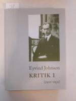 Kritik. 1, 1921-1931