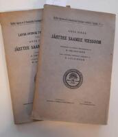J&aring;httee saamee viessoom. Upptecknat och f&ouml;rsett med inledning av H. Grundstr&ouml;m samt fonetiskt upptecknat spr&aring;kprov av B. Collinder. samt Grundstr&ouml;m, H: Lapsk-Svensk-Tysk ordbok till Anta Pirak J&aring;httee saamee viessoom. &Ouml;versatt till tyska av W. Schlachter.