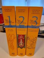 De svenska litteraturen 1 Fr&aring;n runor till romantik 800-1830  2 Genombrottstiden 1830-1920 3 Fr&aring;n modernism till massmedial marknad 1920-1995