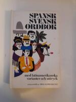 Spansk-svensk ordbok med latinamerikanska varianter och uttryck