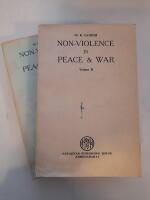 Non-Violence in Peace & War  Volume I and II