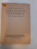 Hellas och Hesperien. Ett dikturval med litografier av Yngve Berg.