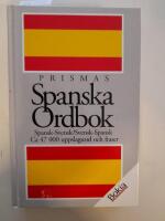 Prismas spanska ordbok : spansk-svensk, svensk-spansk, grammatik : [ca 47000 uppslagsord och fraser]