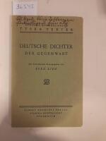 Deutsche dichter der gegenwart