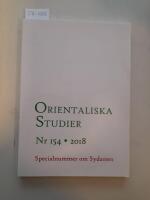 Orientaliska studier Nr 154 2018. specialnummer om Sydasien