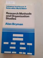 Research methods and organization studies