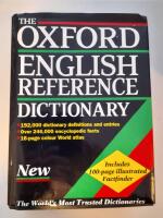 The Oxford English reference dictionary