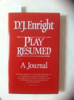 Play Resumed a journal