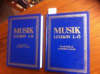 Musiklexikon Del 1-2. Musik i ord och bild