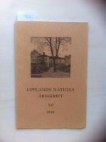 Upplands nations &aring;rsskrift XII 1949