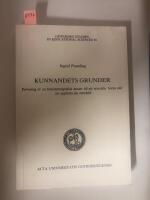 Kunnandets grunder : pr&ouml;vning av en fenomenografisk ansats till att utveckla barns s&auml;tt att uppfatta sin omv&auml;rld