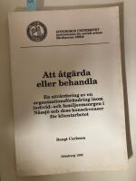 Att &aring;tg&auml;rda eller behandla - En utv&auml;rdering av en organisationsf&ouml;r&auml;ndring inom individ- och familjeomsorgen i N&auml;ssj&ouml; och dess konsekvenser f&ouml;r klientarbetet