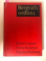 Bergvalls ordlista f&ouml;r grundskolan
