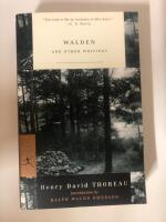 Walden and Other Writings