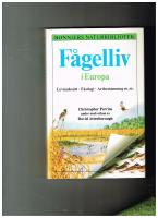 F&aring;glelliv i Europa