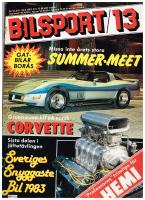 Bilsport 1983 NR 13