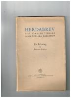 Herdabrev till kyrkans tj&auml;nare inom Uppsala &auml;rkestift