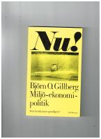 Milj&ouml; - ekonomi - politik : vem best&auml;mmer egentligen?